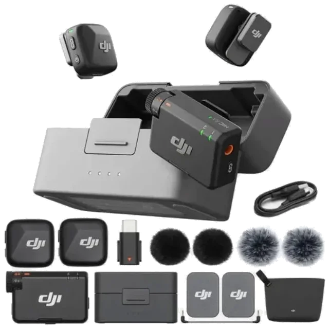 Dji Mic Mini 2ND Gen 2TX + 1RX + Charging Case